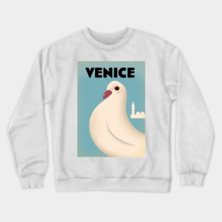 Venice travel poster Crewneck Sweatshirt